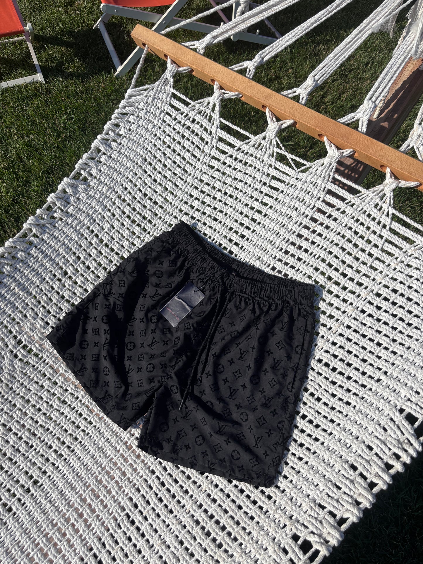 LV Premium Siyah Deniz Şortu