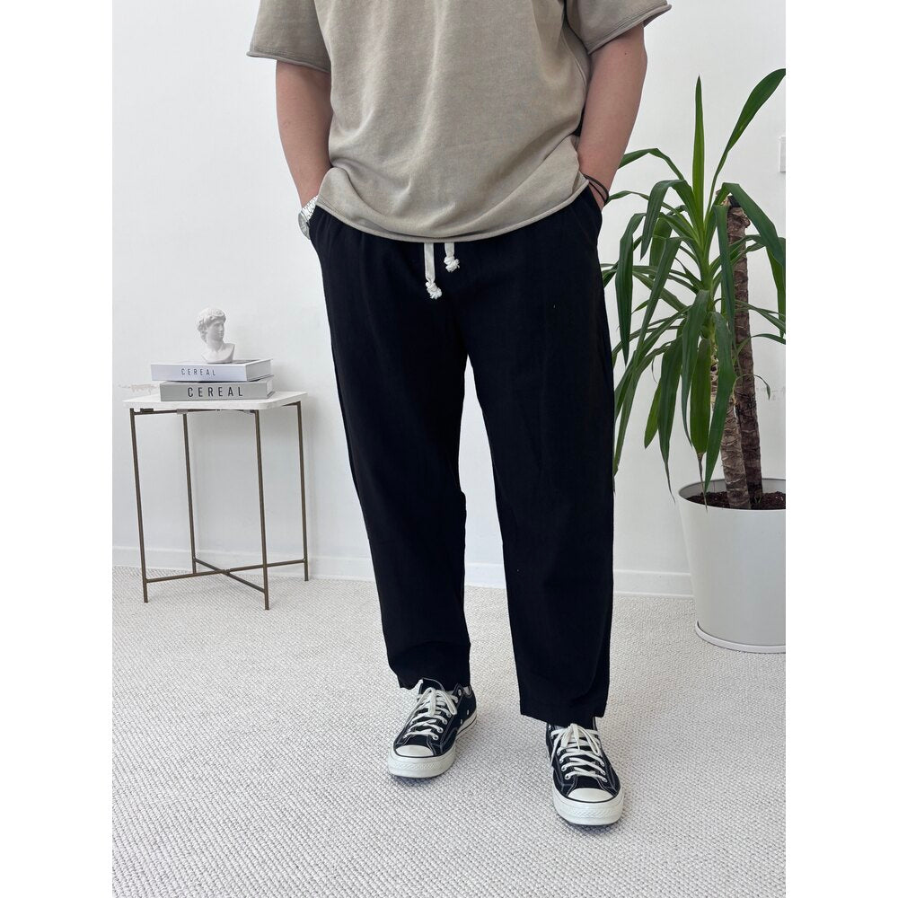 BOYFRİEND KETEN PANTOLON