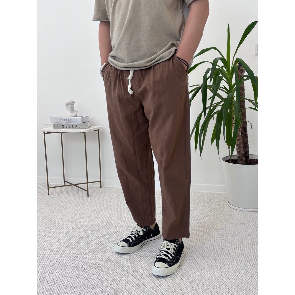 BOYFRİEND KETEN PANTOLON