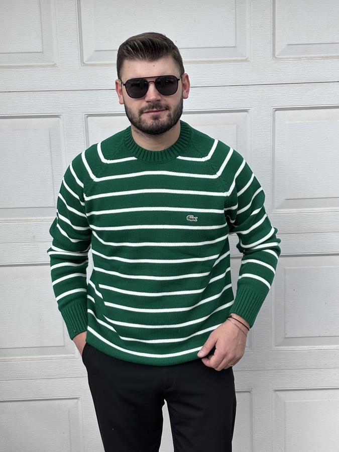 LACOSTE ÇİZGİLİ TRİKO