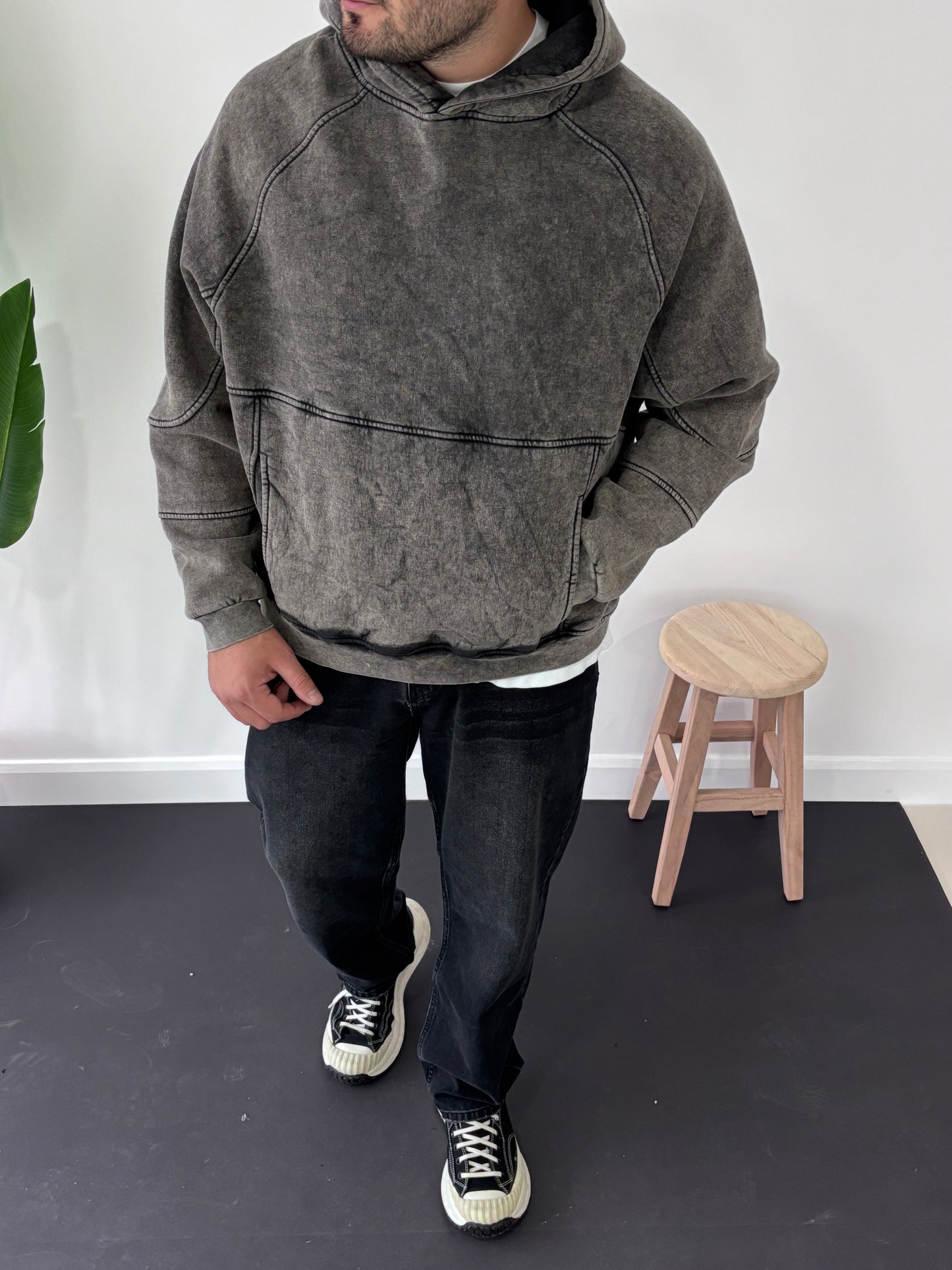 Premium Yıkamalı Sweatshirt