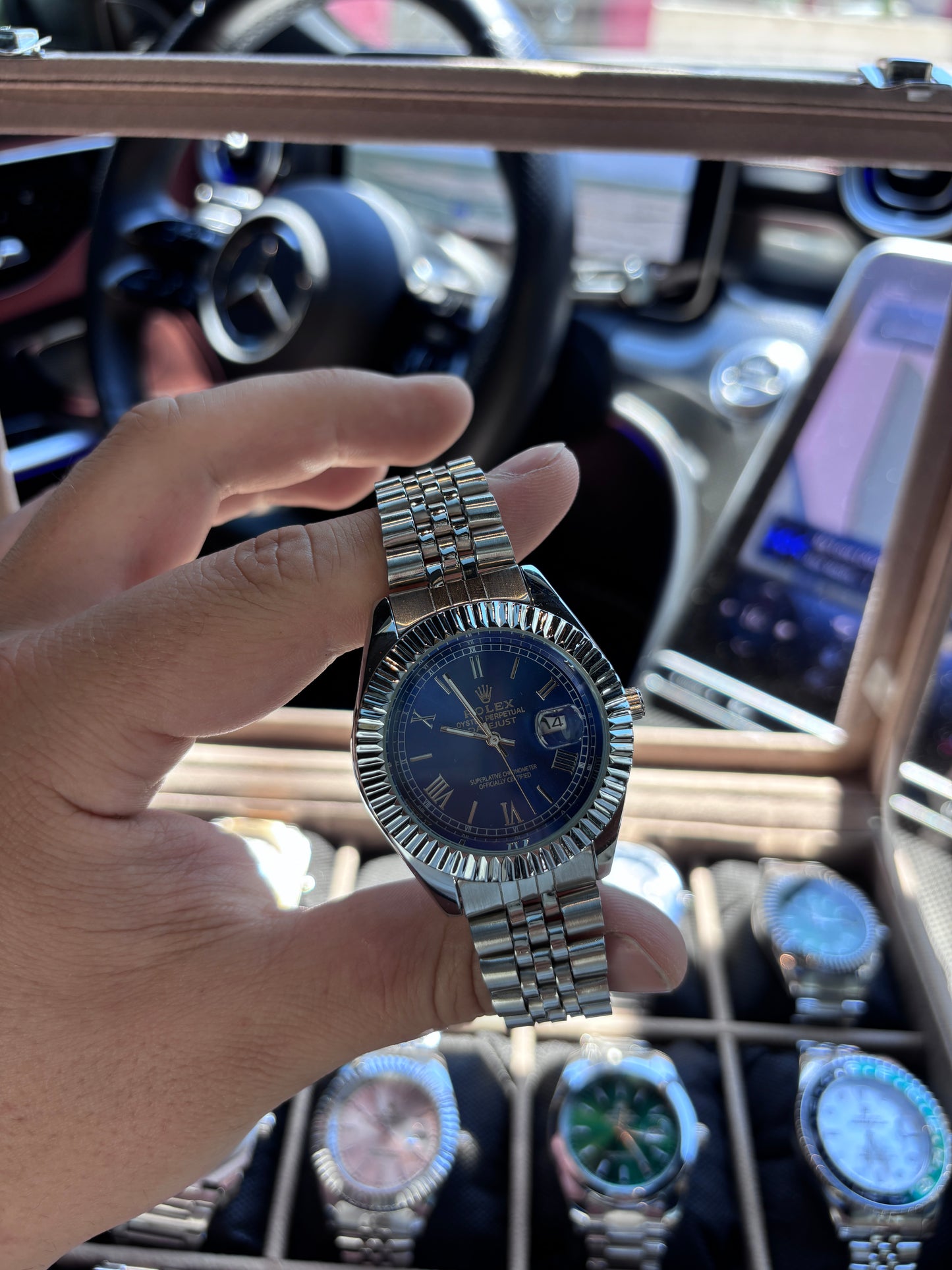 RLX Premium Lacivert Saat