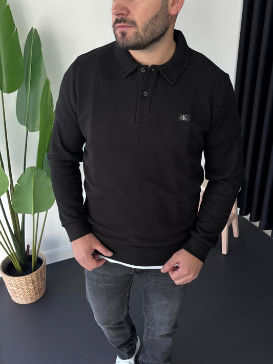 CK Polo Yaka Sweatshirt