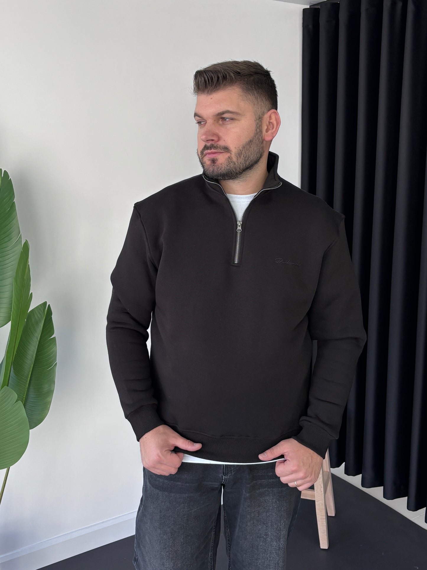 Plmrk Göğüs Nakışlı Sweatshirt