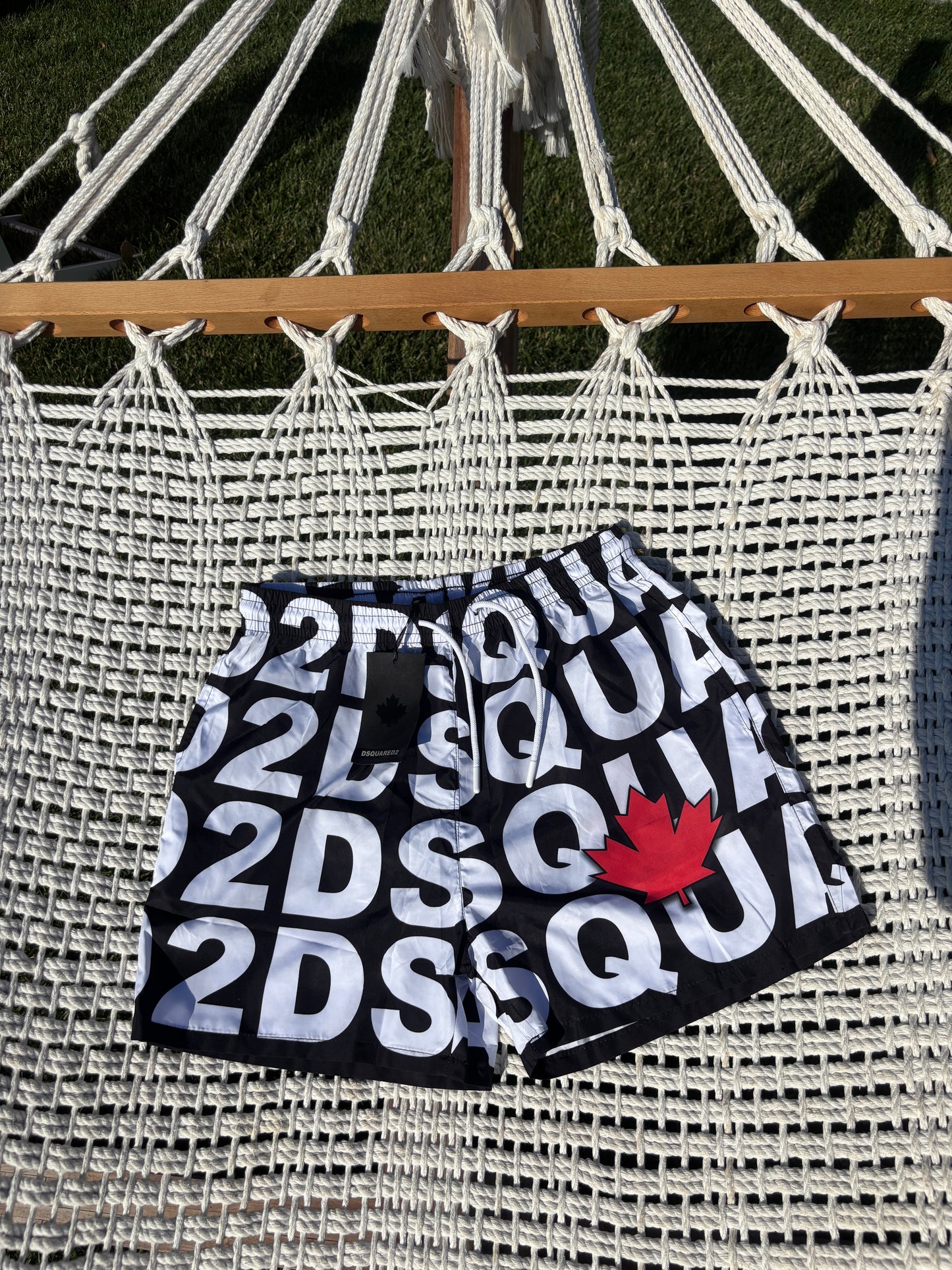 DSQ Siyah Deniz Şortu