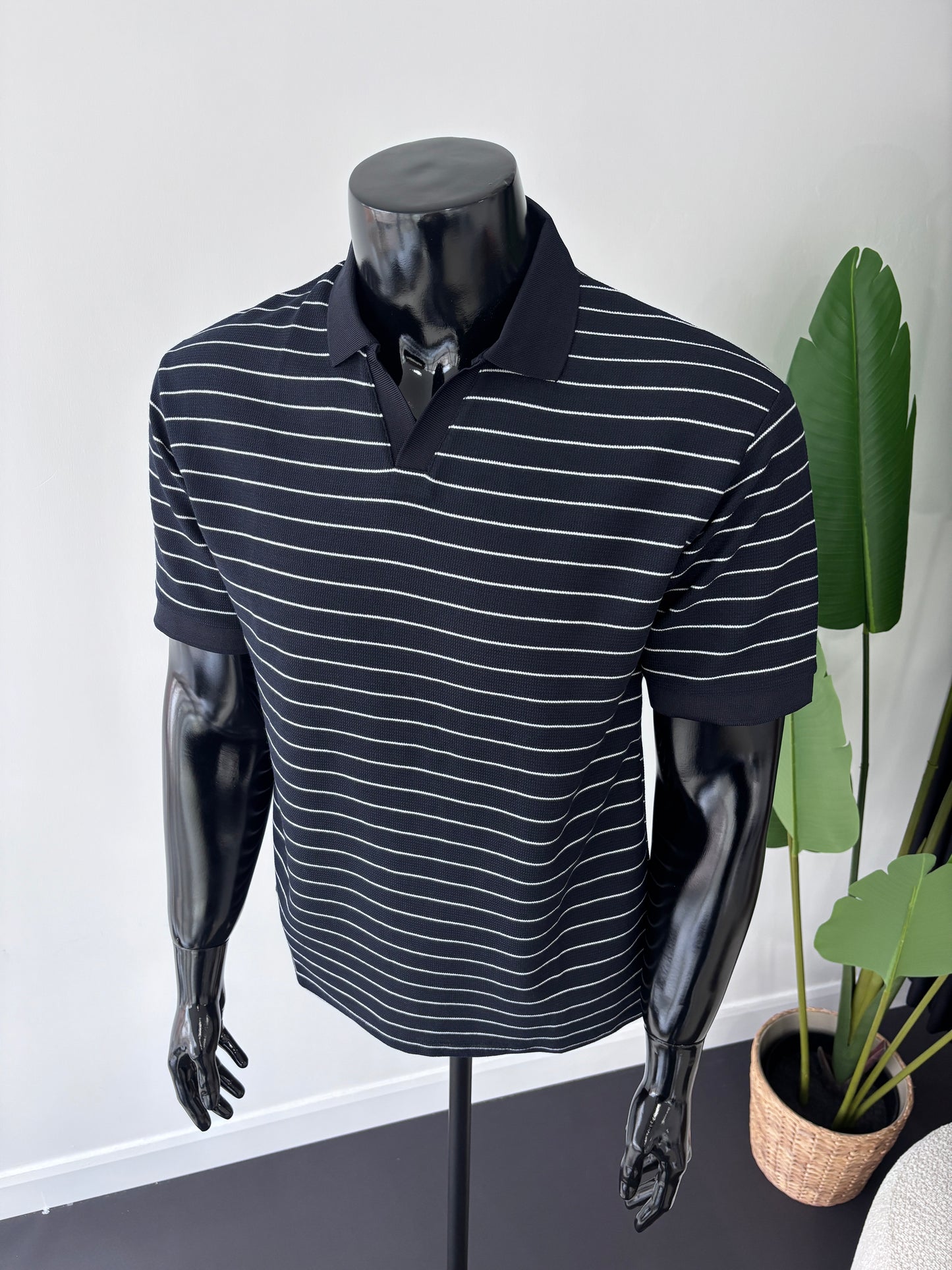 ZARA ÇİZGİLİ POLO YAKA TSHİRT