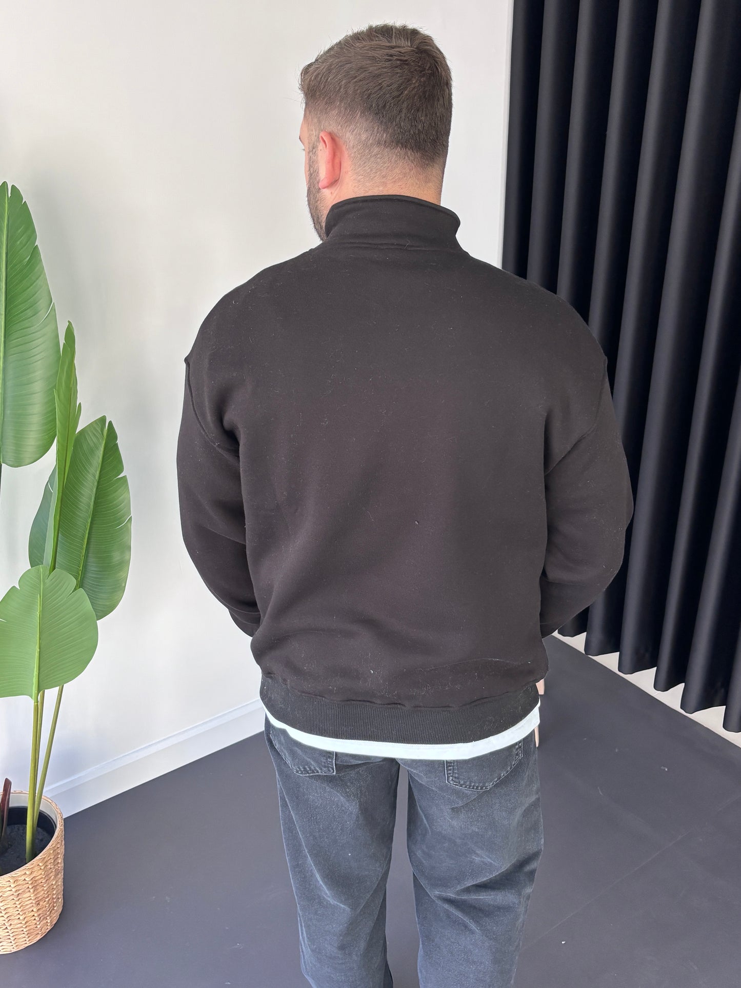 CK Fermuarlı Sweatshirt