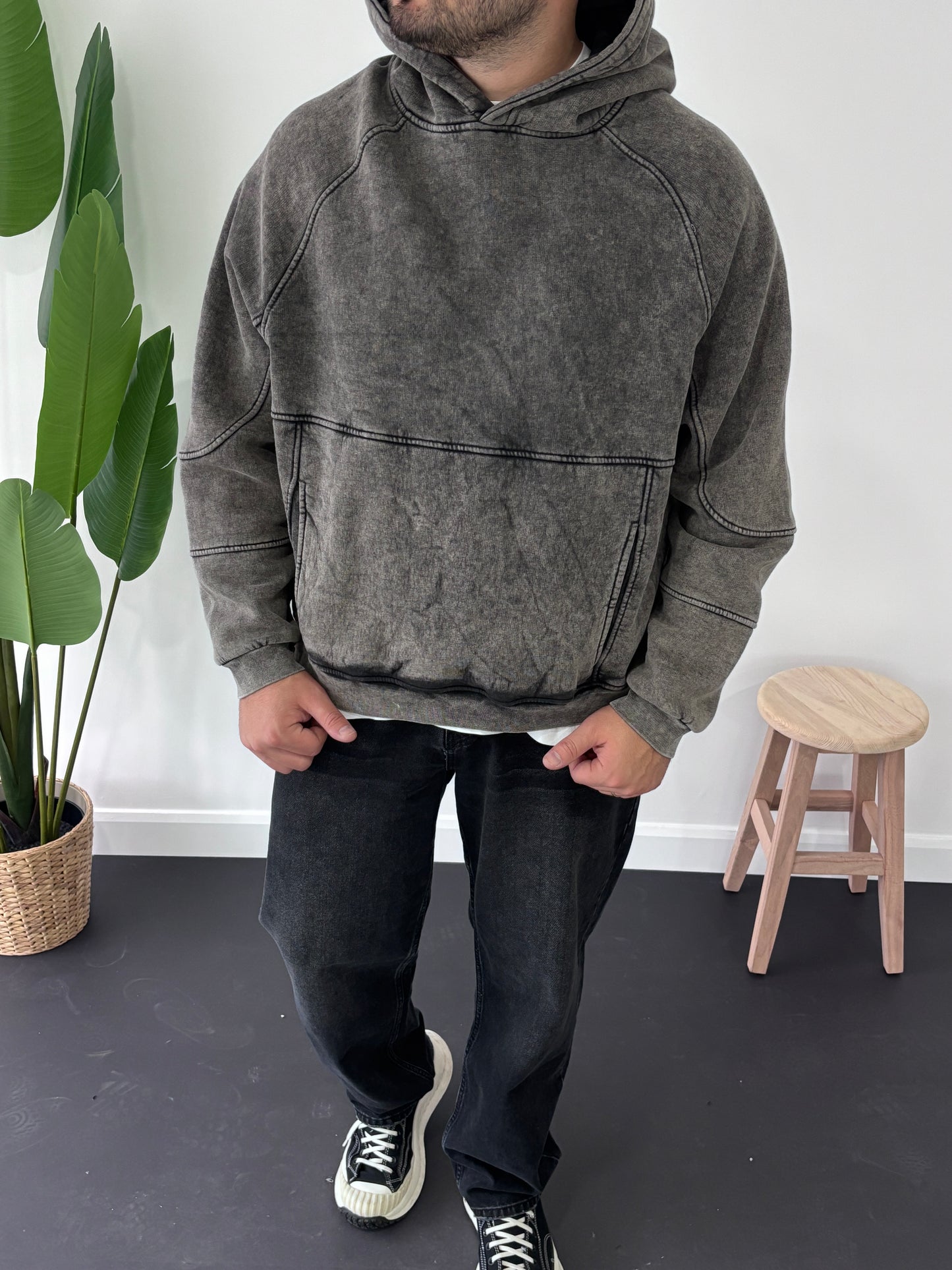 Premium Yıkamalı Sweatshirt