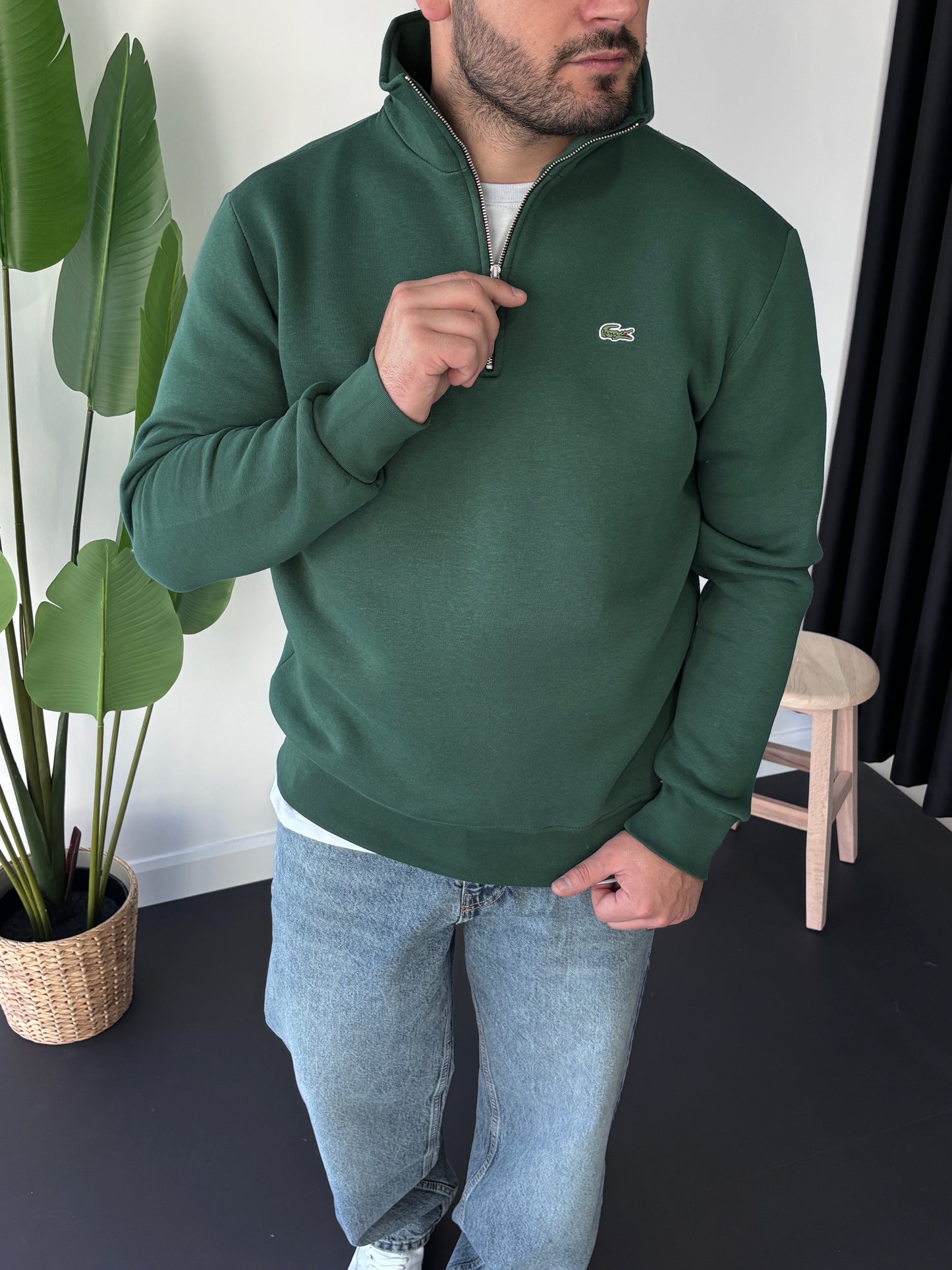 Lcst Fermuarlı Premium Sweatshirt