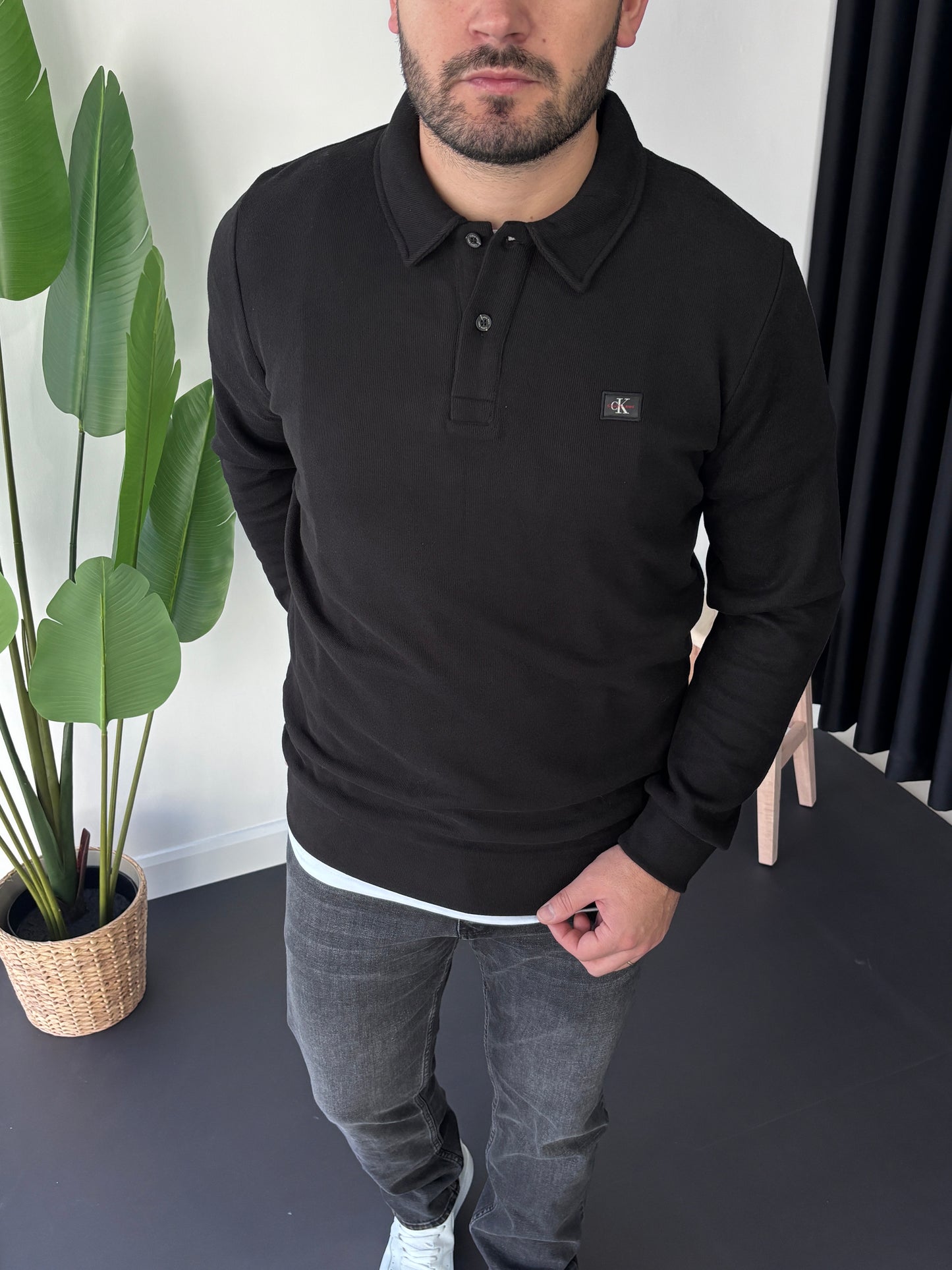 CK Polo Yaka Sweatshirt