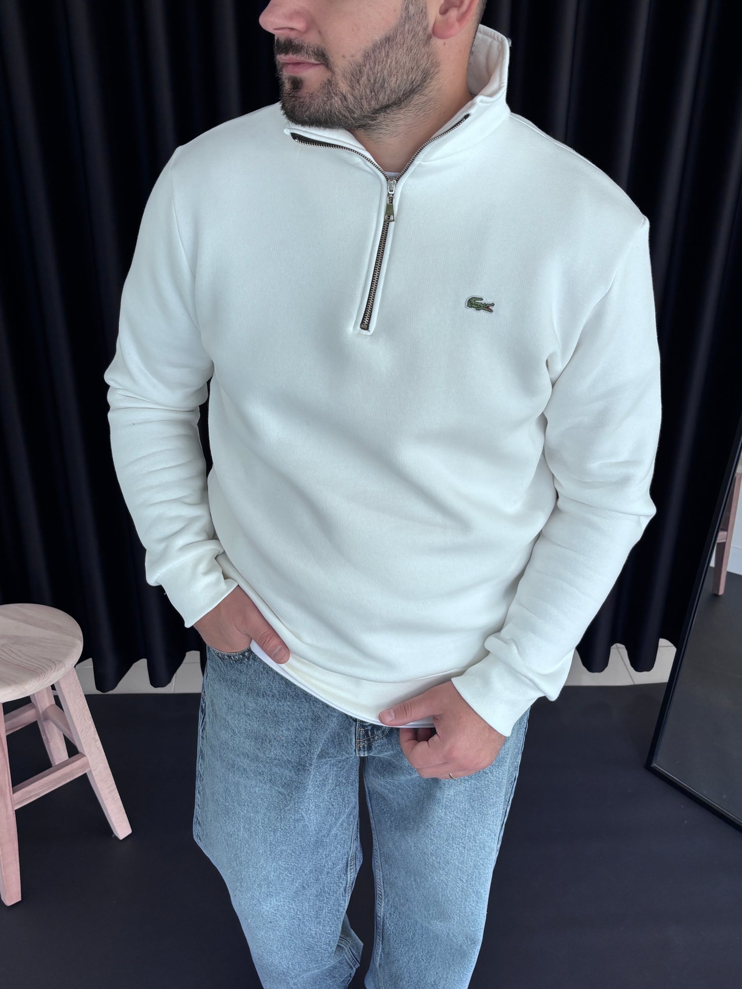 Lcst Fermuarlı Premium Sweatshirt