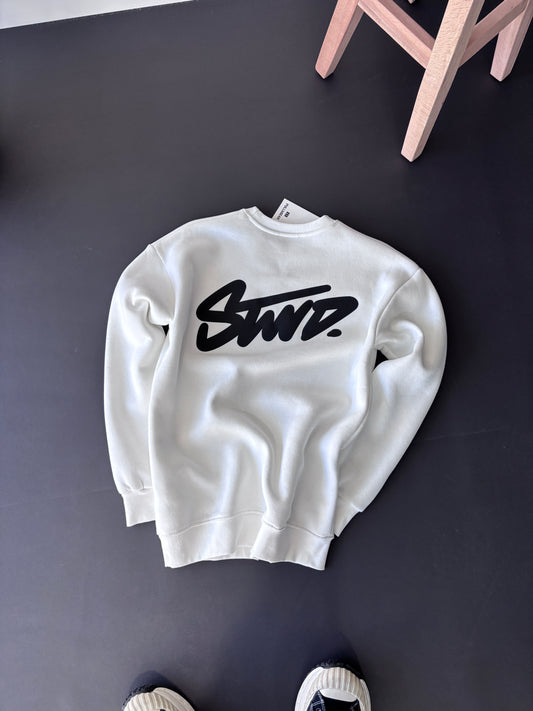 Sw Göğüs ve Sırt Baskı Sweatshirt