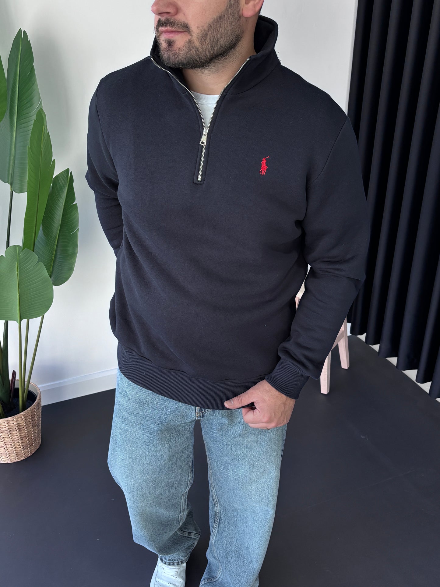 Pl Fermuarlı Sweatshirt