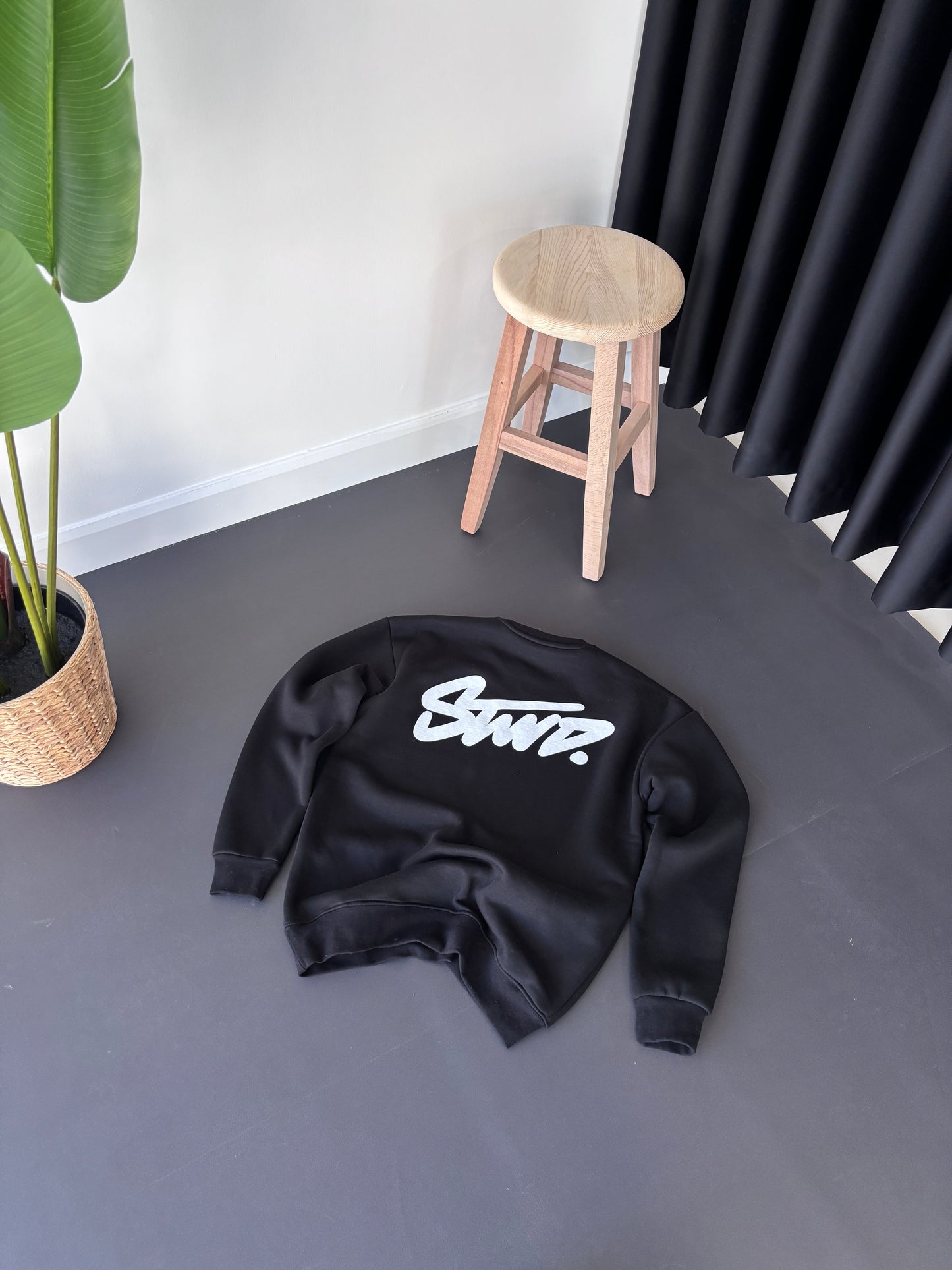 Sw Göğüs ve Sırt Baskılı Sweatshirt