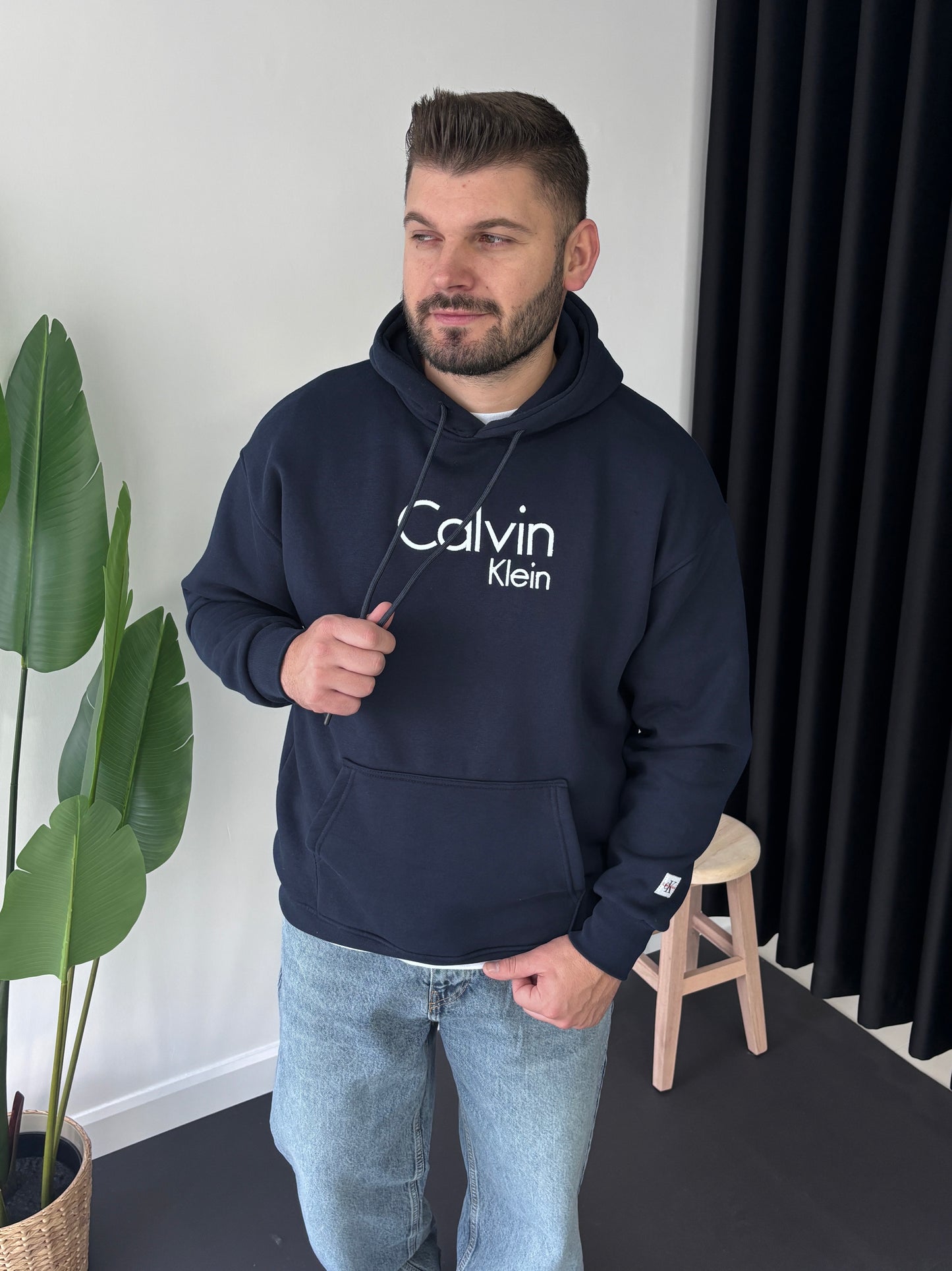 CK Göğüs Nakışlı Sweatshirt