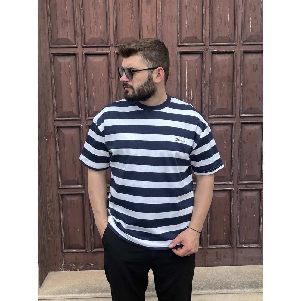 ÇİZGİLİ OVERSİZE T-SHİRT