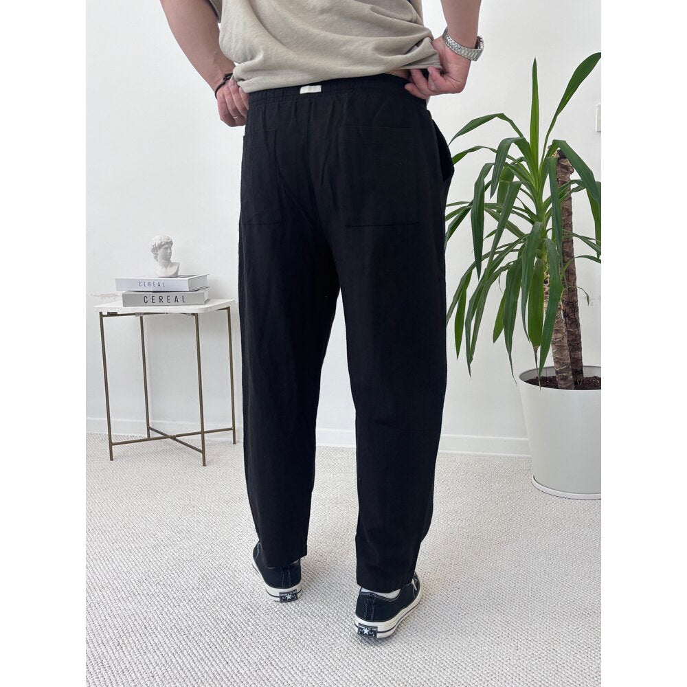 BOYFRİEND KETEN PANTOLON