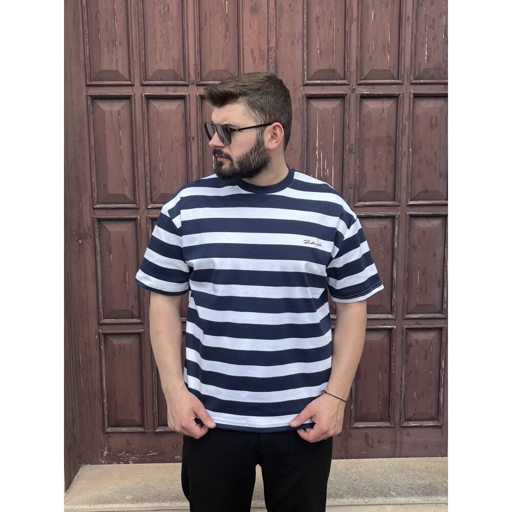 ÇİZGİLİ OVERSİZE T-SHİRT