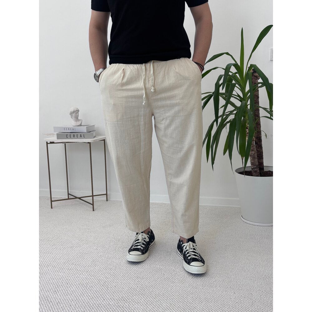 BOYFRİEND KETEN PANTOLON