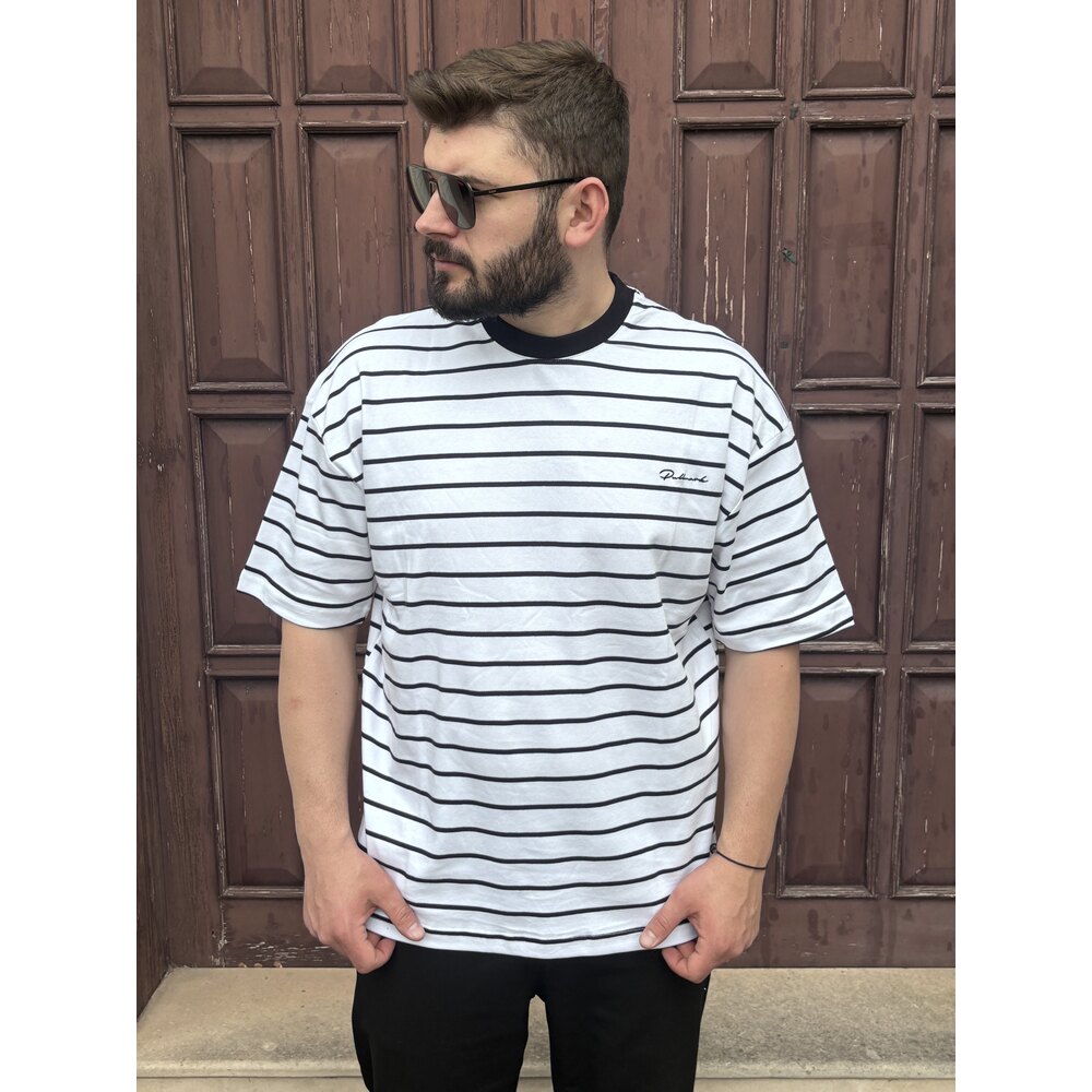 ÇİZGİLİ OVERSİZE T-SHİRT