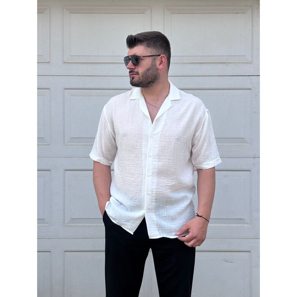 KISAKOLLU ALAÇATI GÖMLEĞİ